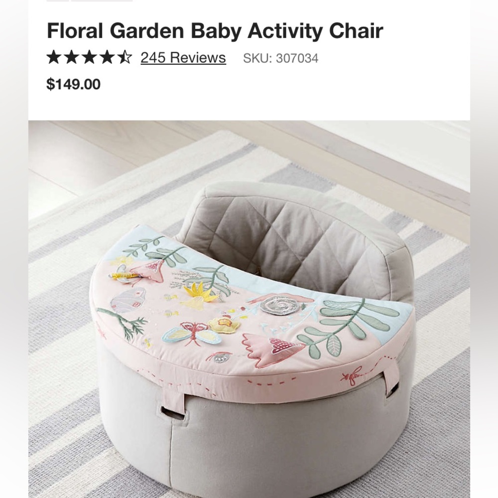 CRATE&KIDS infant activity chair